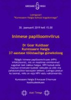 Loengusari Kuressaare haigla kohtub kogukonnaga 30.01.2020