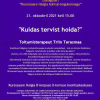 Loengusari "Kuressaare Haigla kohtub kogukonnaga" 21 oktoobril kell 15:00
