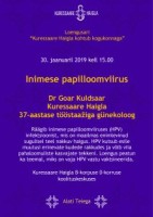 Loengusari Kuressaare haigla kohtub kogukonnaga 30.01.2020