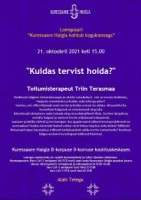 Loeng jääb ära! "Kuressaare Haigla kohtub kogukonnaga" 21 oktoobril kell 15:00